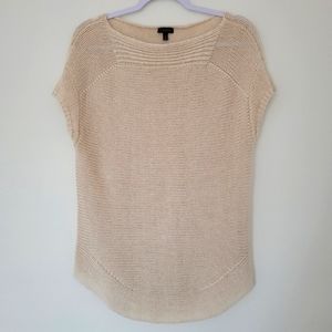 Talbots‎ 100% Linen Neutral Top Size M